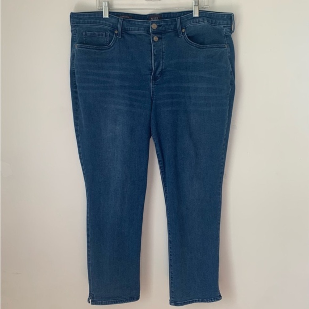 NYDJ Sheri Slim Double Button Fly Ankle Jeans